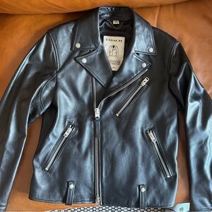 Coach Black Leather Jacket